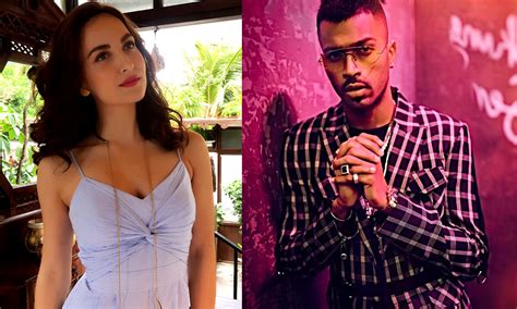 The actress was sitting inside the car while the cricketer bid a goodbye to her. Elli AvRam slams Hardik Pandya's sexist remarks on Koffee ...