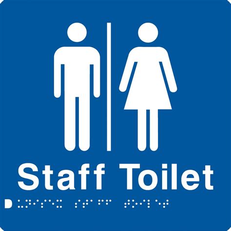 Printable Staff Toilet Sign Clip Art Library