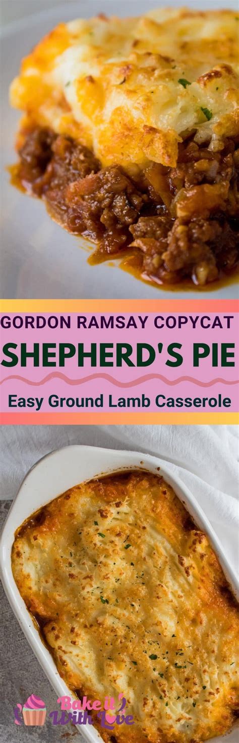 Gordon's take on a real british classic. Gordon Ramsay Shepherds Pie {Classic Comfort Food} @ Bake ...