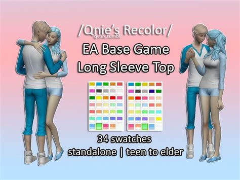 34 Swatches And Base Game Capable Enjoy Found In Tsr Category Sims 4