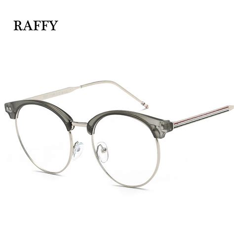 vintage black optical frame reading glasses women men fashion round eyeglasses frame
