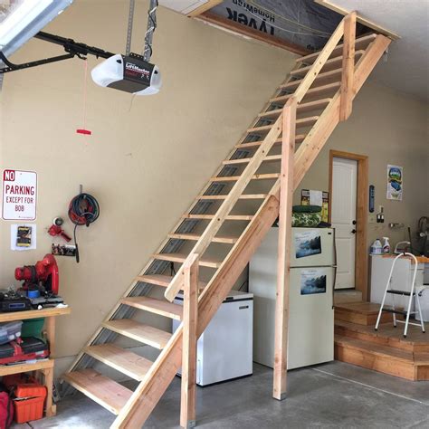 The wh2210 wood heavy duty attic ladder boasts a duty rating of 350 lbs. Pull Down Attic Stairs With Handrail • Attic Ideas