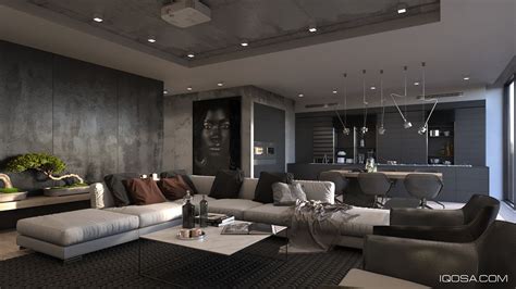 Greyresidence On Behance House Interior Design Living Room House