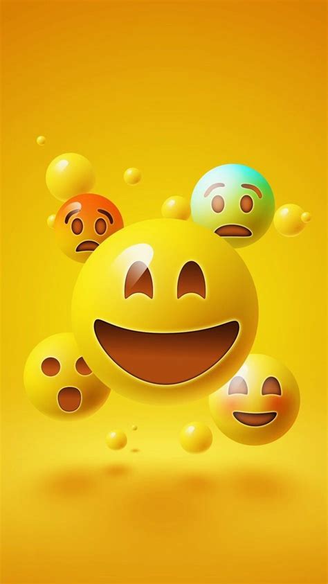 45 Emoji Iphone Wallpapers Wallpapersafari