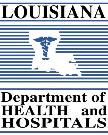 Logos Rates Louisiana Deptment Of Health And Hospitals Logo Photo 1