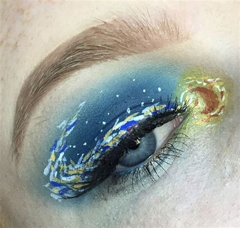 Starry Night Makeup Eye Look In 2022 Night Makeup Makeup Eye Looks