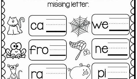 Preschool Phonics Three Letter Words Worksheets - Thekidsworksheet