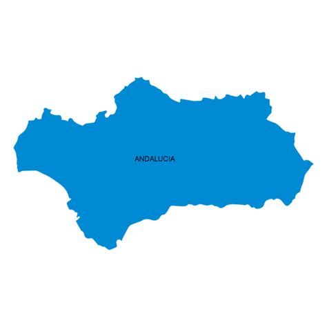 Mapa De La Comunidad Autónoma De Andalucía Descargar Pngsvg Transparente