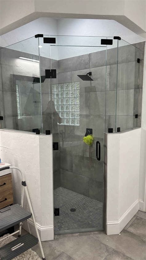 Pony Wall Showers Glass Install Gallery Elite Shower Doors Glass Llc