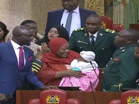 Kenyan Lawmaker And Her Baby Ousted From Parliament Session Africa