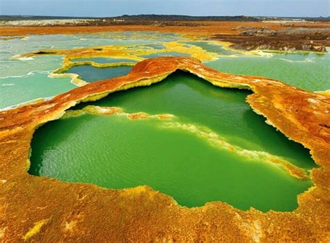 Sulfur Pools In Danakil With Images Hot Springs East Africa Nature