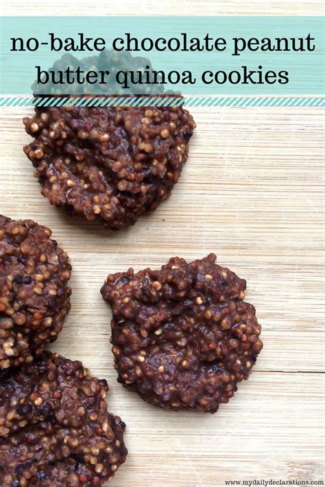 Melt the white chocolate over a water bath or in the microwave. chocolate peanut butter quinoa cookies | Quinoa cookies
