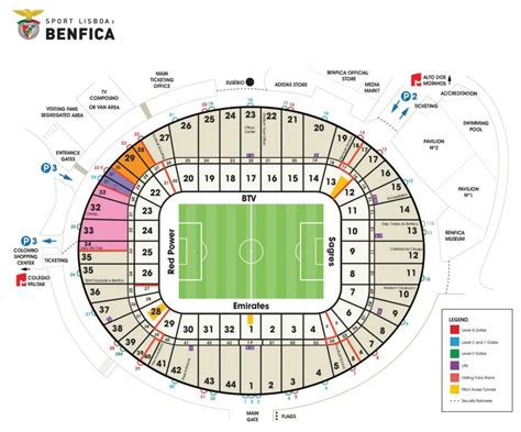 Estadio Da Luz Seating Chart