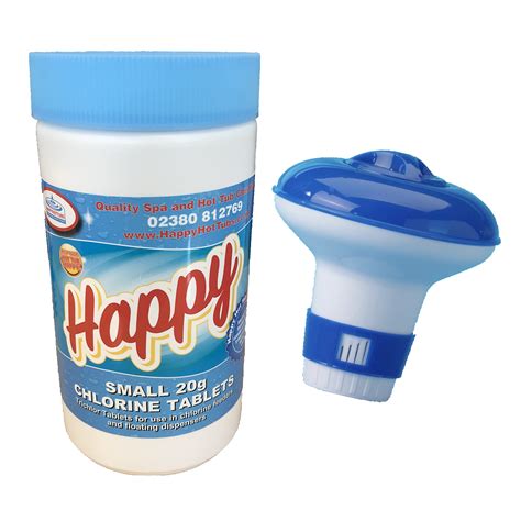 Buy Happy Hot Tubs Floating Dispenser 50 Ultimate Chlorine S 20g Hot