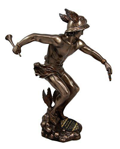 Greek Roman Olympian Deity Hermes Mercury God Of Messengers Thieves Figurine EBay