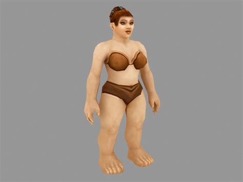 Dwarf Female Character 3d Model 3ds Max Files Free Download Modeling