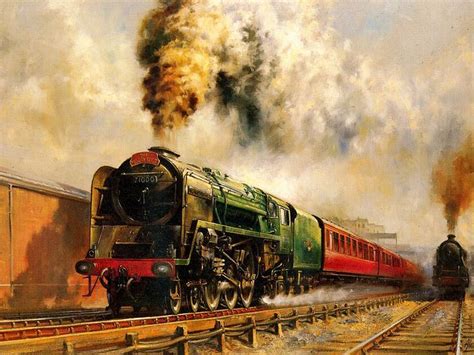 Steam Engine Painting At Explore Collection Of