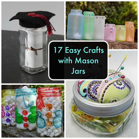17 Easy Crafts With Mason Jars