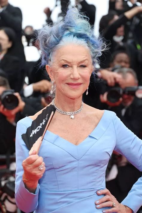 Helen Mirren 77 Shows Off Dramatic Hair Transformation At Cannes Film