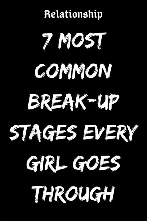 7 most common break up stages every girl goes through breakup relationship articles relationship