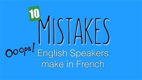 10 Common French Grammar Mistakes Excel Academy