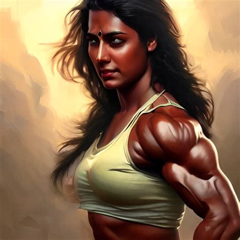 Muscular Indian Army Soldier Girl By Djjackpot185 On Deviantart