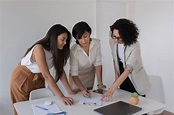 Free Photo | Business women working together on a project