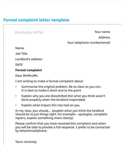 Business Letter Heading Format Example