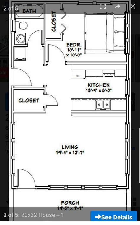 1 Bedroom Cabin With Loft Floor Plans