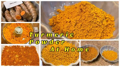 How To Dry Fresh Turmeric Roots At Home And Make Turmeric Powder YouTube