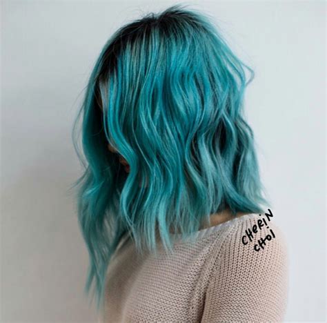 Pin By Chanelle On Hair Turquoise Hair Hair Styles Teal Hair