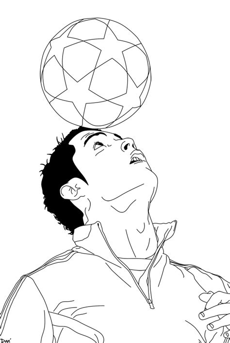 Cristiano ronaldo coloring page | free printable coloring. Cristiano Ronaldo Drawing at GetDrawings | Free download