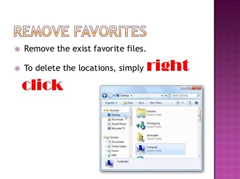 How To Add Your Own Folders To Favorites