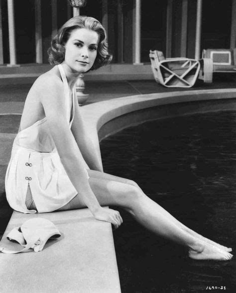 Full Shot Of Grace Kelly As Tracy Samantha Lord Wearing Bathing Suit