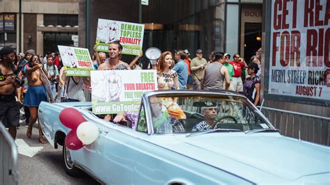 See Amazing Photos From Go Topless Day In New York City