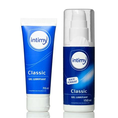 Gel lubrifiant Intimy Classic à base d eau x70 ou 150 ml