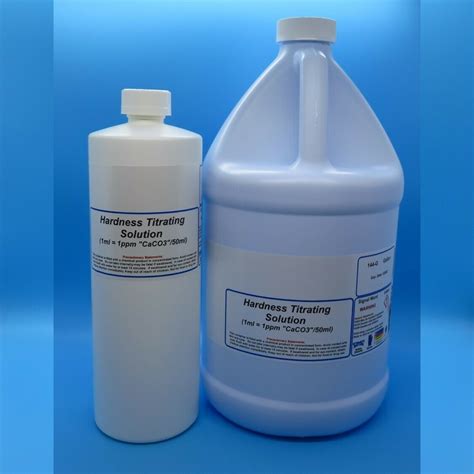 Hardness Titrating Solution 1 Ml 1 Ppm Caco350 Ml Electro Glo