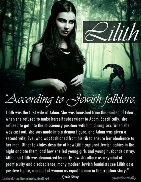 Folklorethurswithreplies Mythology Lilith
