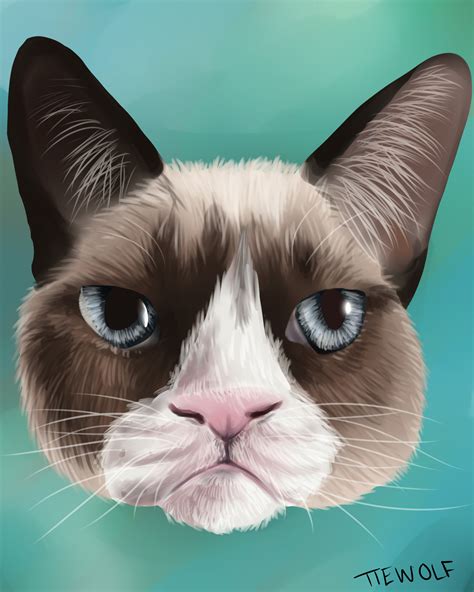 Tardar Sauce The Grumpy Cat — Weasyl