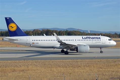 Lufthansa Airbus A320 271nwl D Aing Sharklets Frankfurt Ek056