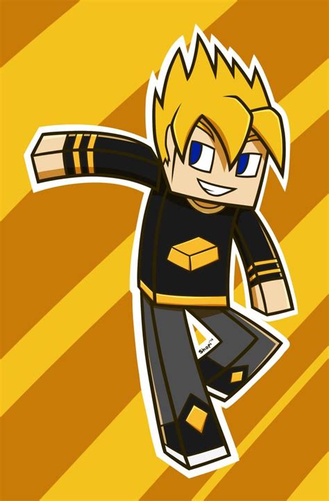 Goldsolace By Shopistar Skydoesminecraft Minecraft Youtubers Speed Art