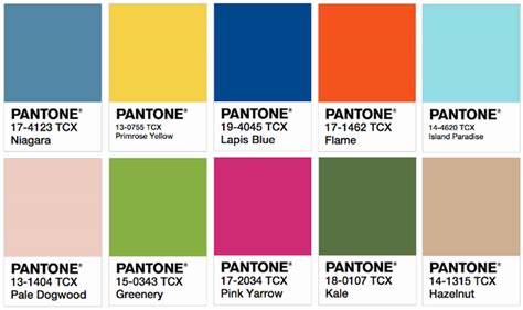 Pantone Names Top 10 Colors Of Spring 2017 Promo Marketing