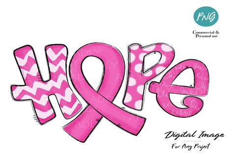Hope Sublimation Breast Cancer Awareness Graphic By Adlydigital