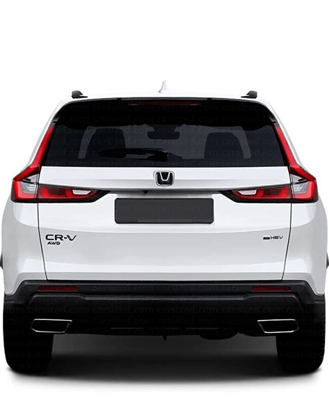 Honda Cr V 2022 Present Dimensions Rear View