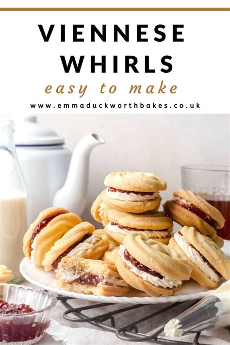 Melt In Your Mouth Viennese Whirls Cookies Make The Best Sandwich Cookie Filled With