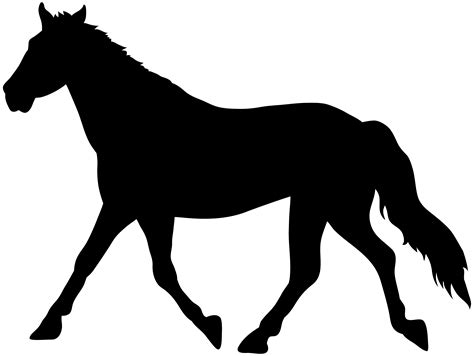 Broiwn Horse Silhouette Clipart Best