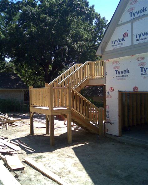 3a Balcony Stairs With Handrail Fences And Decks By T Campbell