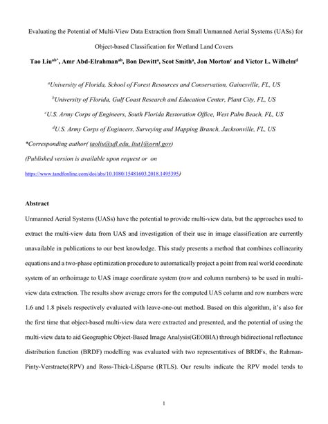 Pdf Evaluating The Potential Of Multi View Data Extraction From Small