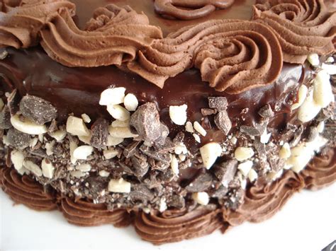 It has a rich chocolate mousse filling with a layer of chocolate ganache on the top. Chocolate Chunk Ganache Mousse Cake - Courtney's Sweets
