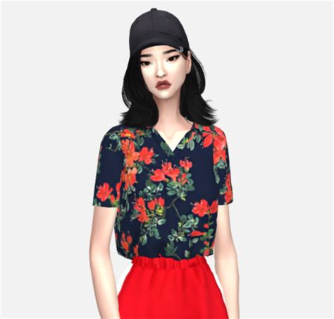 Sims 4 Korean Fashion Tumblr
